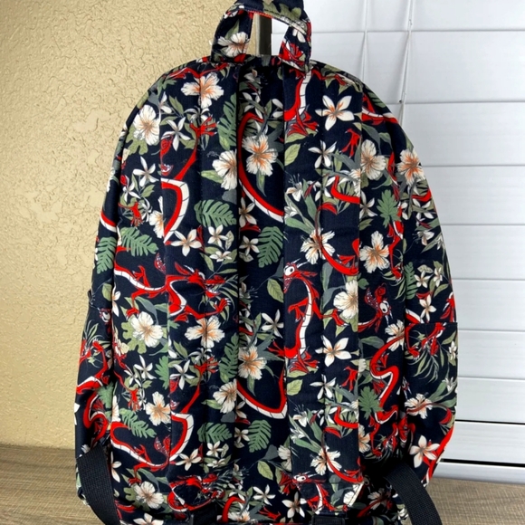 Disney's Mulan mushu floral backpack rare - Picture 2 of 3